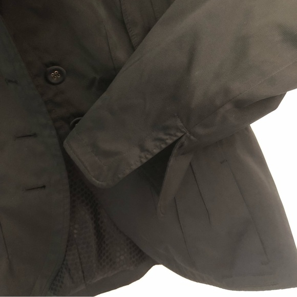 Rene Lezard Black Taffeta Fitted Blazer - Picture 8 of 16